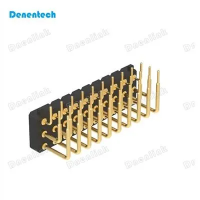 Triple Row Right Angle DIP With Peg